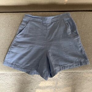 Julia Amory Blue Cabana Shorts
